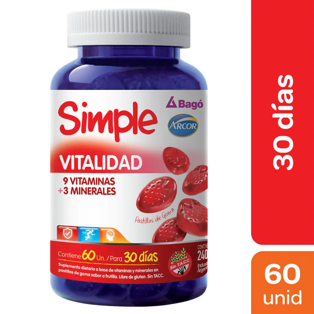 SIMPLE VITALIDAD X 60 UNIDADES