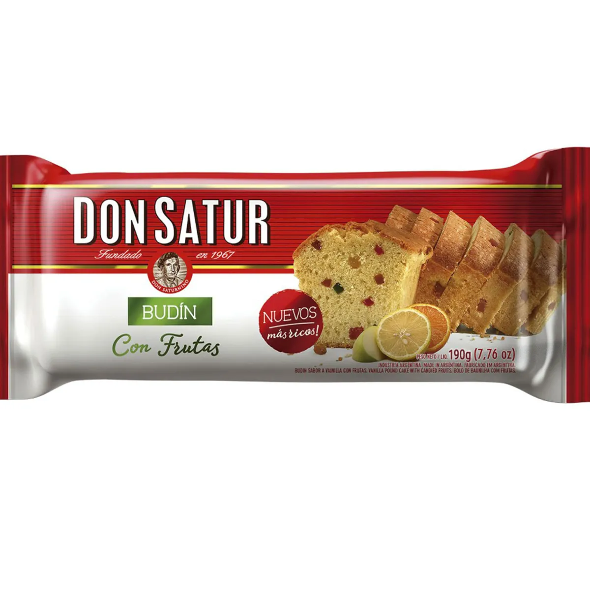 BUDIN DON JULIAN C/FRUTAS X 160GRS  