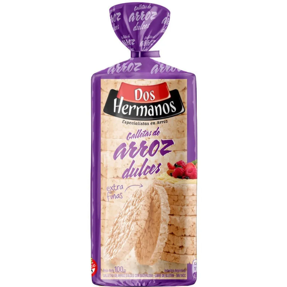 GALLETA DE ARROZ D/H DULCE X 100G