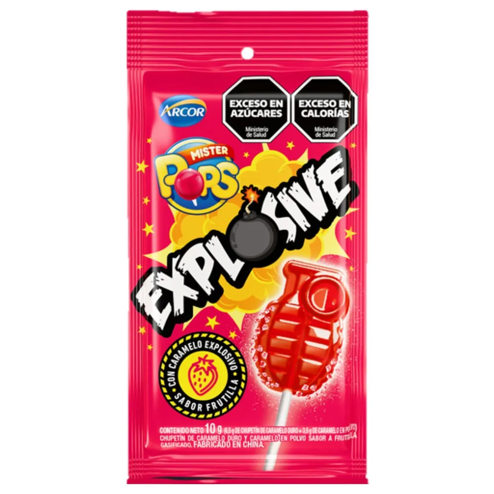 MISTER POP EXPLOSIVE  FRUTILLA 