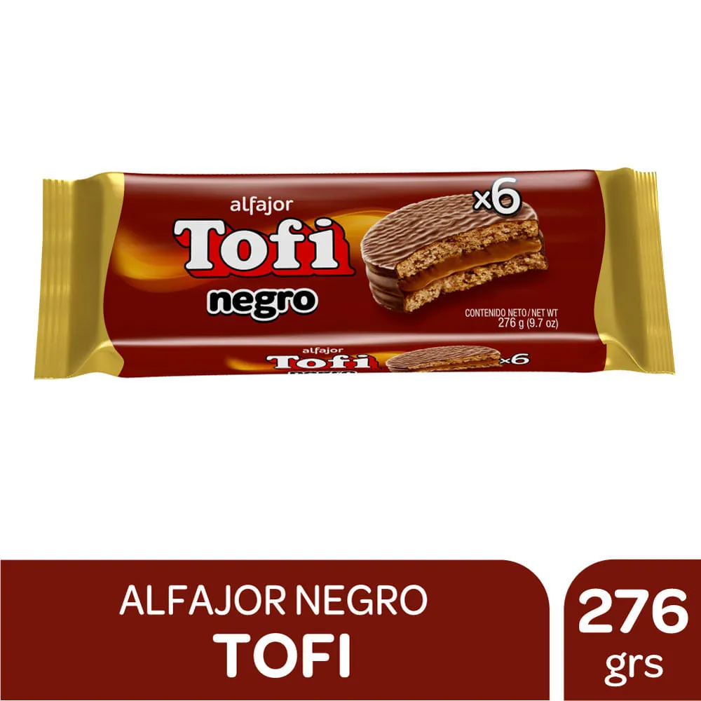 TOFI ALFAJ.NEGRO X 6 