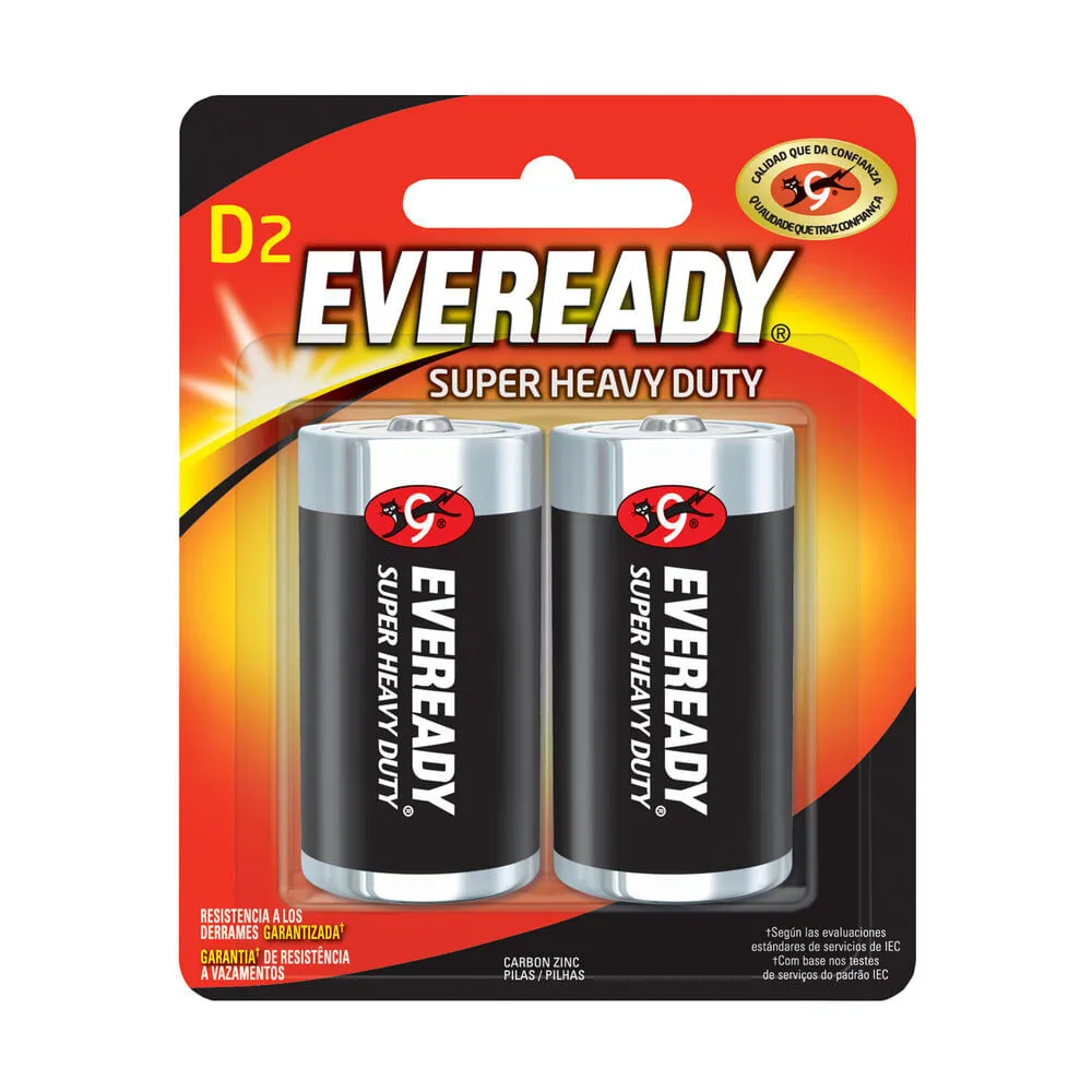 EVEREADY PILA D2 X 2 GRANDE