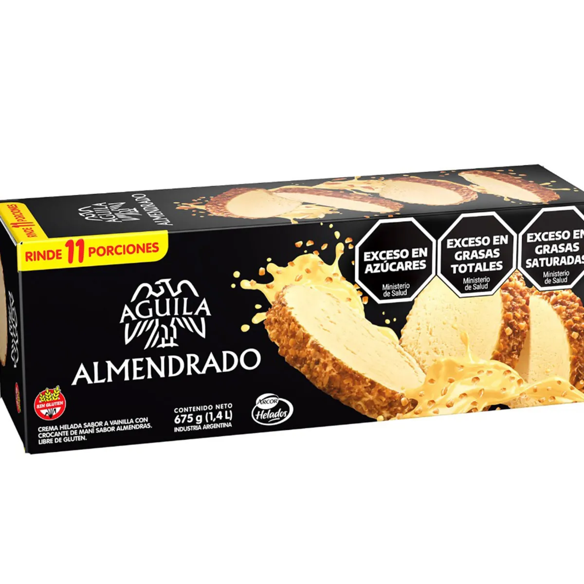 HEL.POSTRE AGUILA ALMENDRA X 675 GRS 