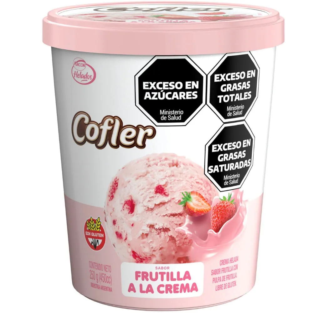 HEL. GALETO COFLER FRUTILLA X 250 GRS 