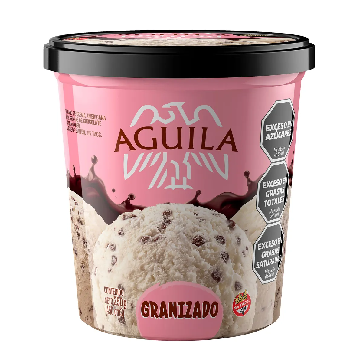 HEL. GELATO AGUILA GRANIZADA X 250 GRS 