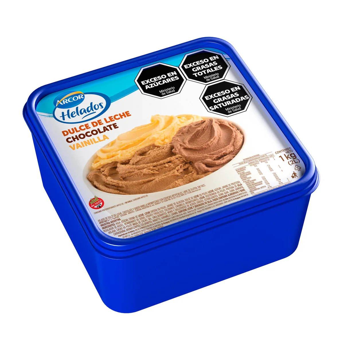 ARCOR HELADO X 1K DDL CHOCO VAINI