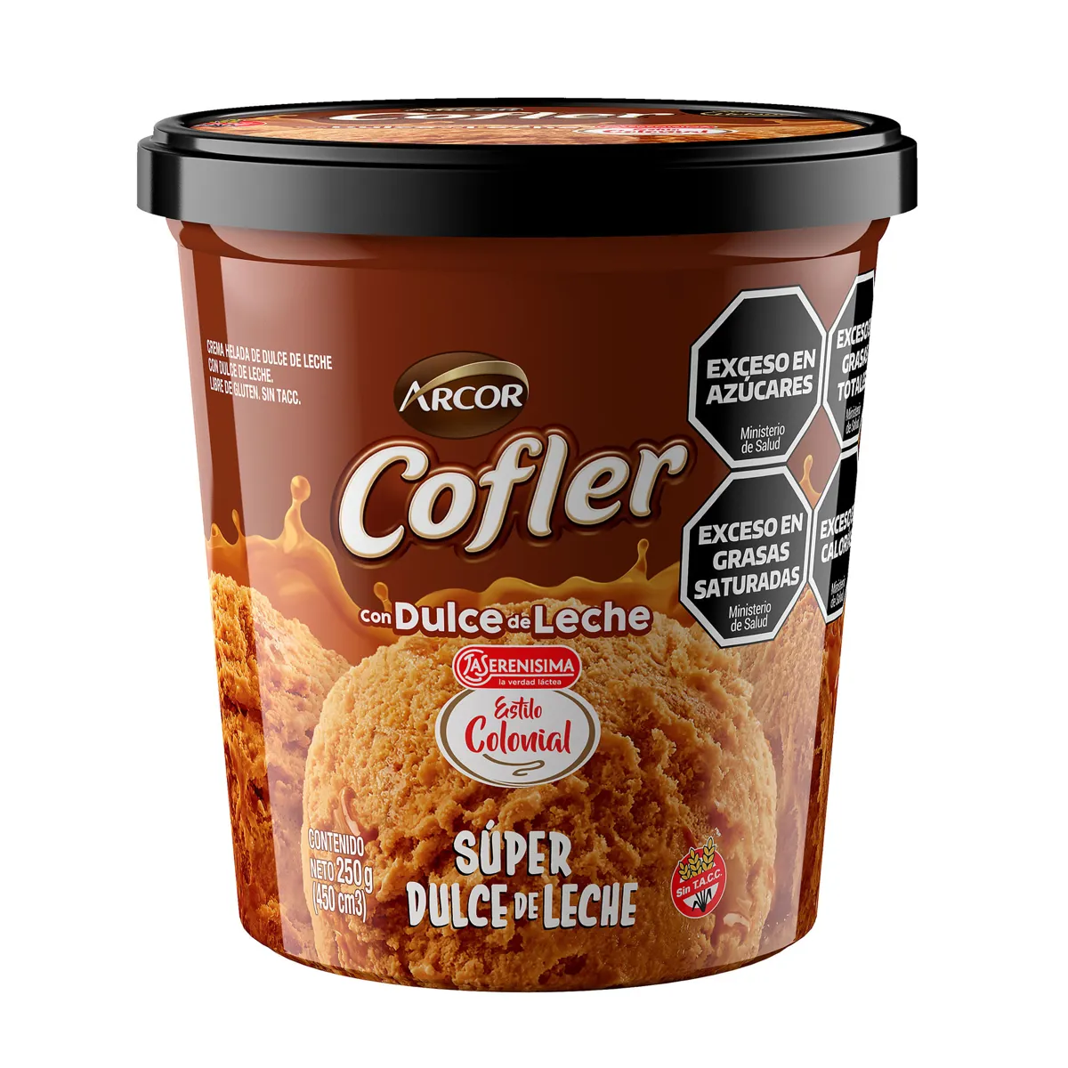 HEL. GELATO COFLER  DDL X 250 GRS 