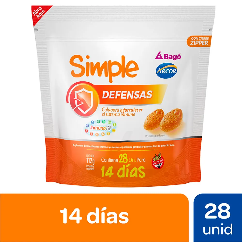 ARCOR SIMPLE DEFENSA X 28