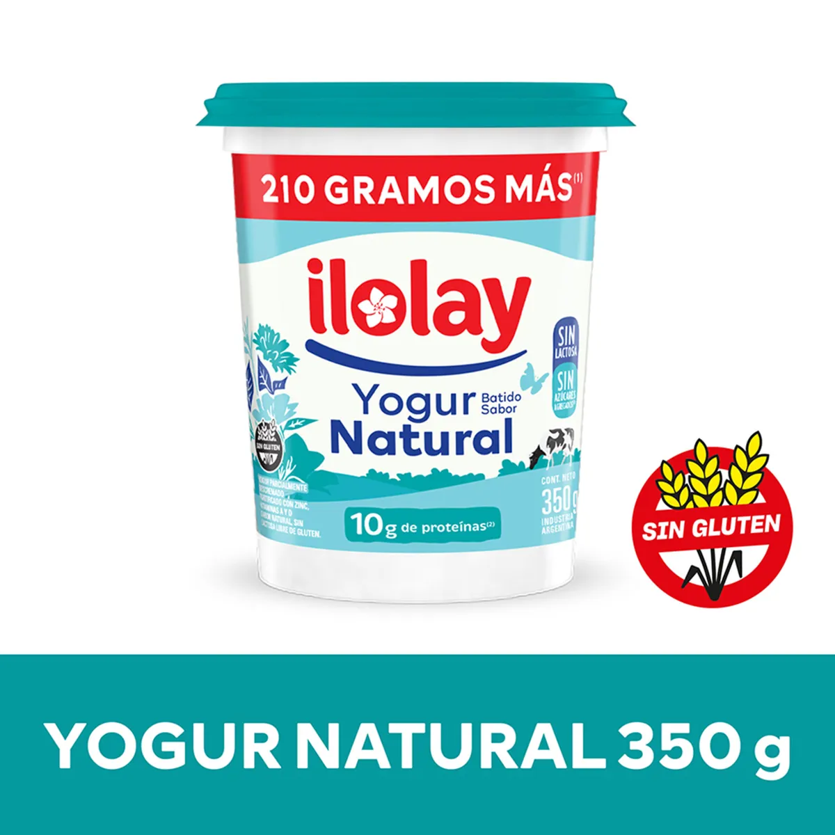 YOGUR ILOLAY NATURAL X 350 GRS 