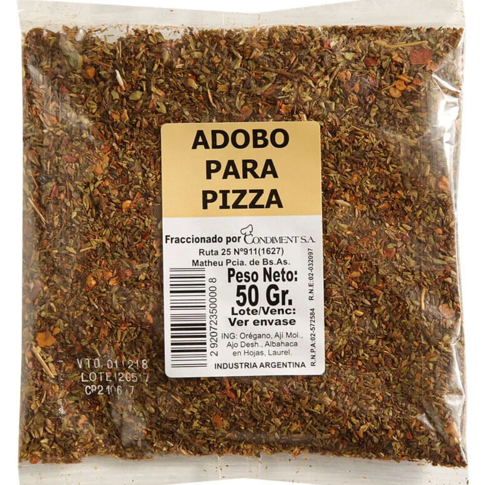 CELUSAL ADOBO PARA PIZZA X 25 GRS  