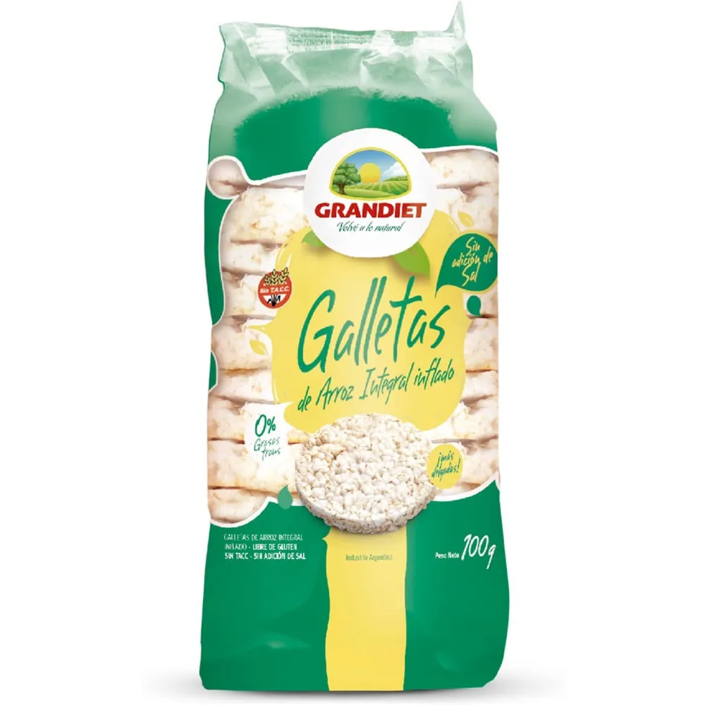 GALL ARROZ CUADRADA C/SAL X 95 GRS