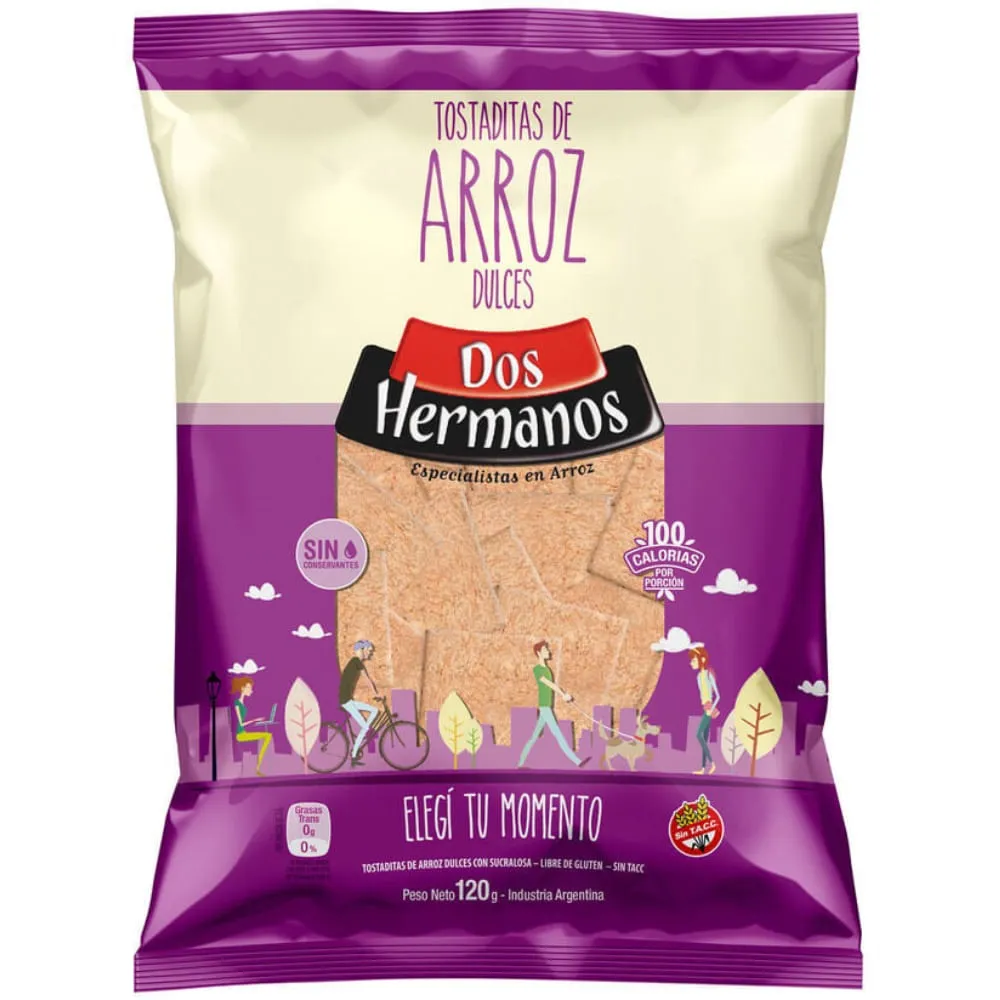 GALLE ARROZ CUADRADA DULCE X 95 GRS