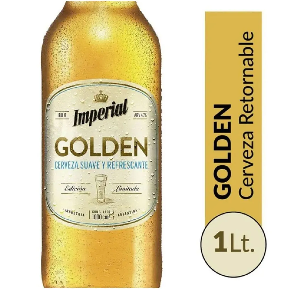CERVEZA IMPERIAL GOLDEN X 1L