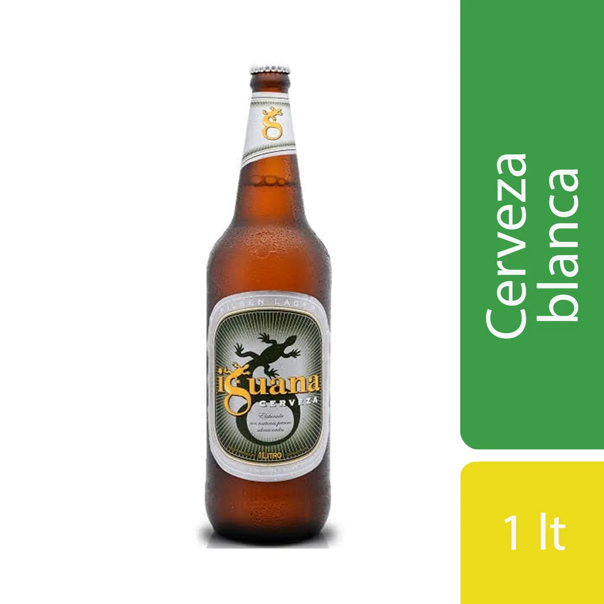 CERVEZA IGUANA RUBIA X 1L