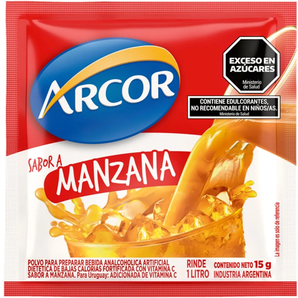 ARCOR JUGO MANZANA R 2L X 13 GR