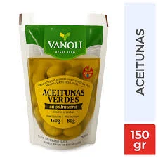 ACEITUNA VERDE VANOLI DOY PACK X  150 GS
