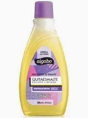 QUITA ESMALTE ALGABO FORTALECEDOR LILA X 100 ML