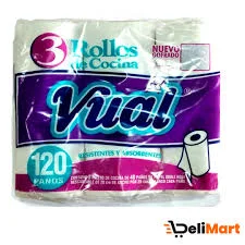 ROLLO COCINA VUAL 120P  PACK 8 X 3 U. 