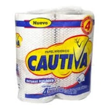 PAPEL HIGIENICO CAUTIVA 30M X 4 U. PACK 12U.