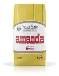 YERBA AMANDA SABORIZ.  LIMON 10 X 500 GS
