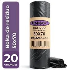 BOLSAS RESIDUO RENDIDOR 50X70 