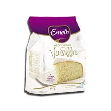BIZCOCHUELO EMETH  VAINILLA POUCH X 450 GS