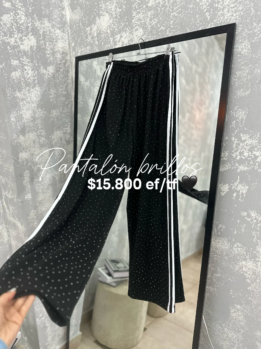 Pantalón brillos 