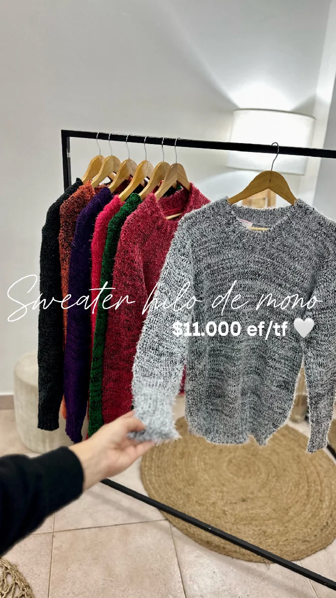 Sweater piel mono