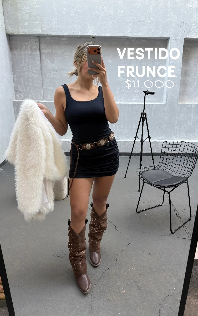 Vestido frunce 