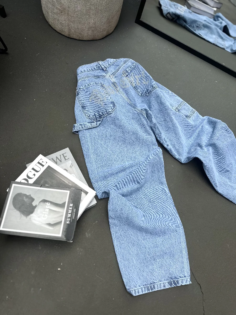 Jeans carpintero strass 