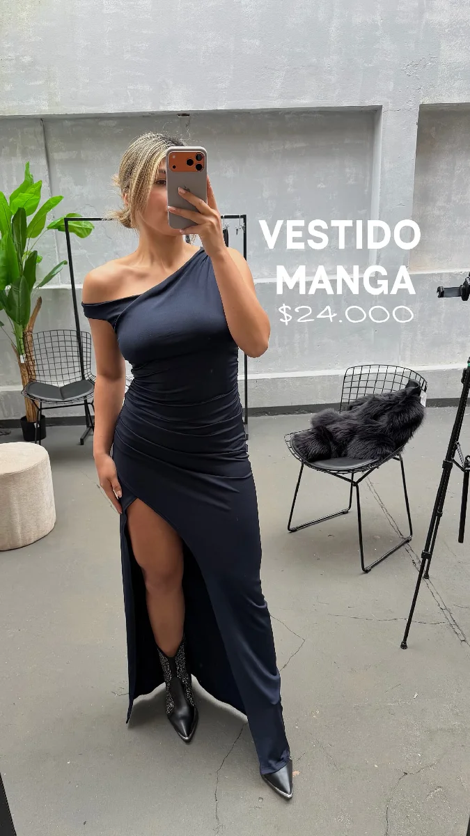 Vestido manga 