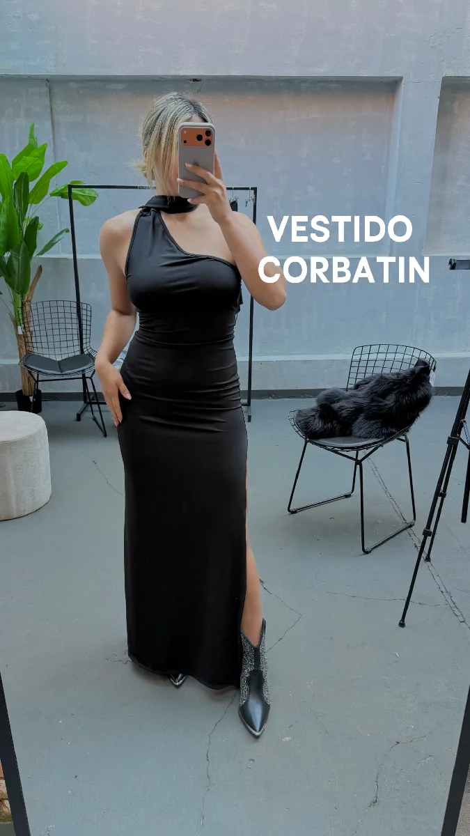 Vestido corbatín 