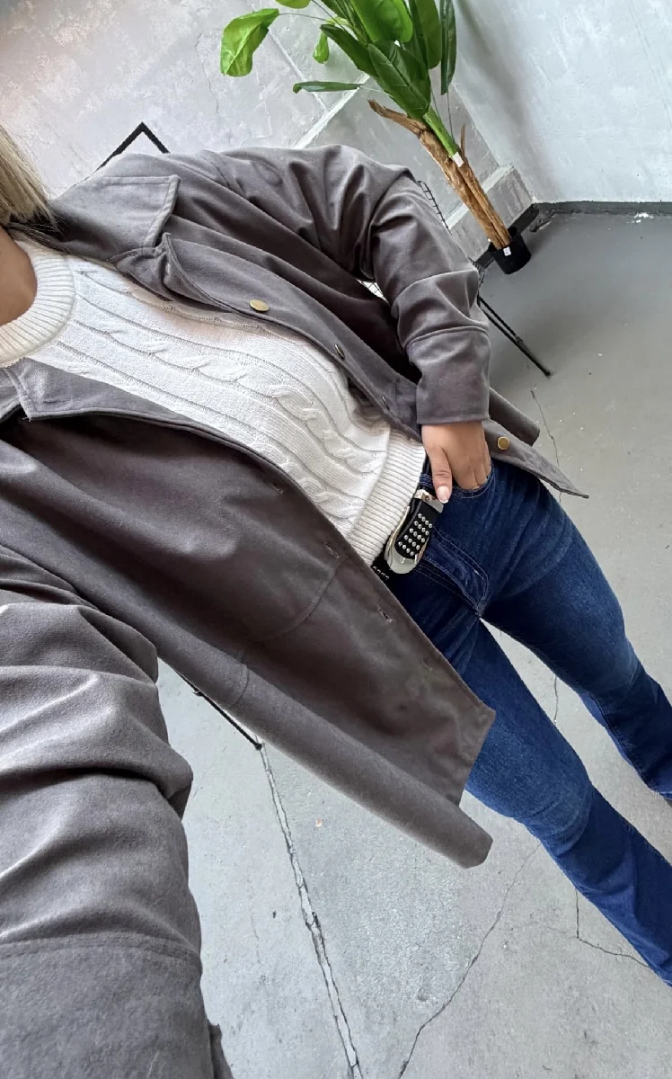 Camisaco gamuza 