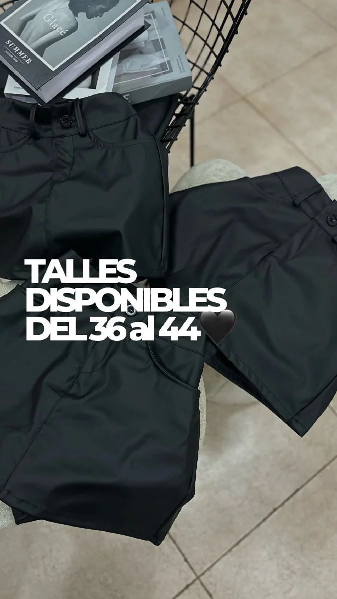 Short pollera engomado 