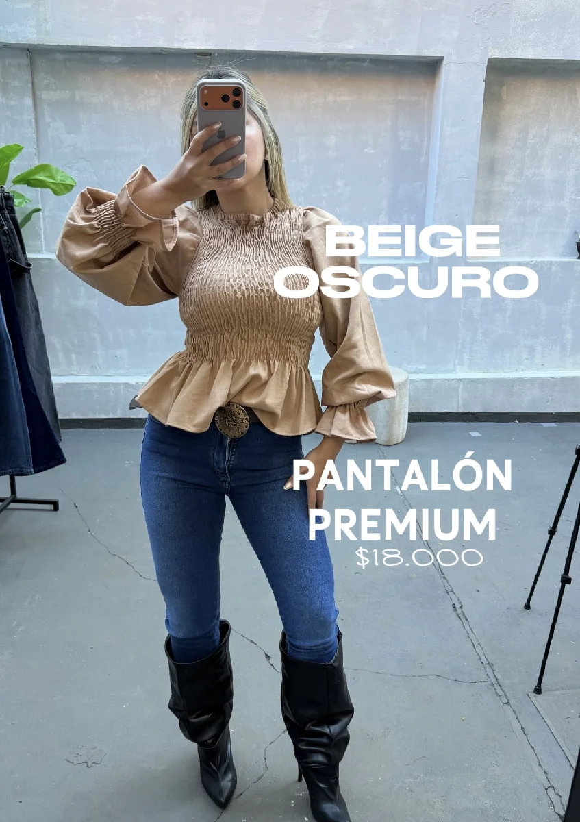 Blusa tres frunces 
