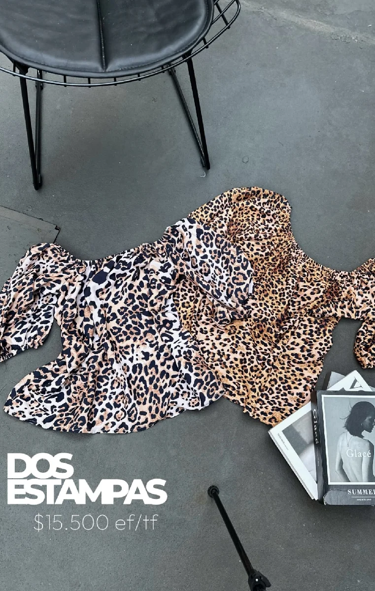 Blusa animal print