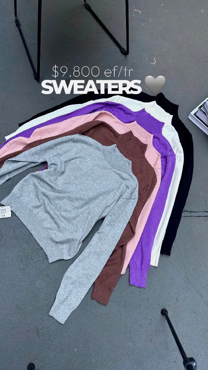 Sweater fino polera