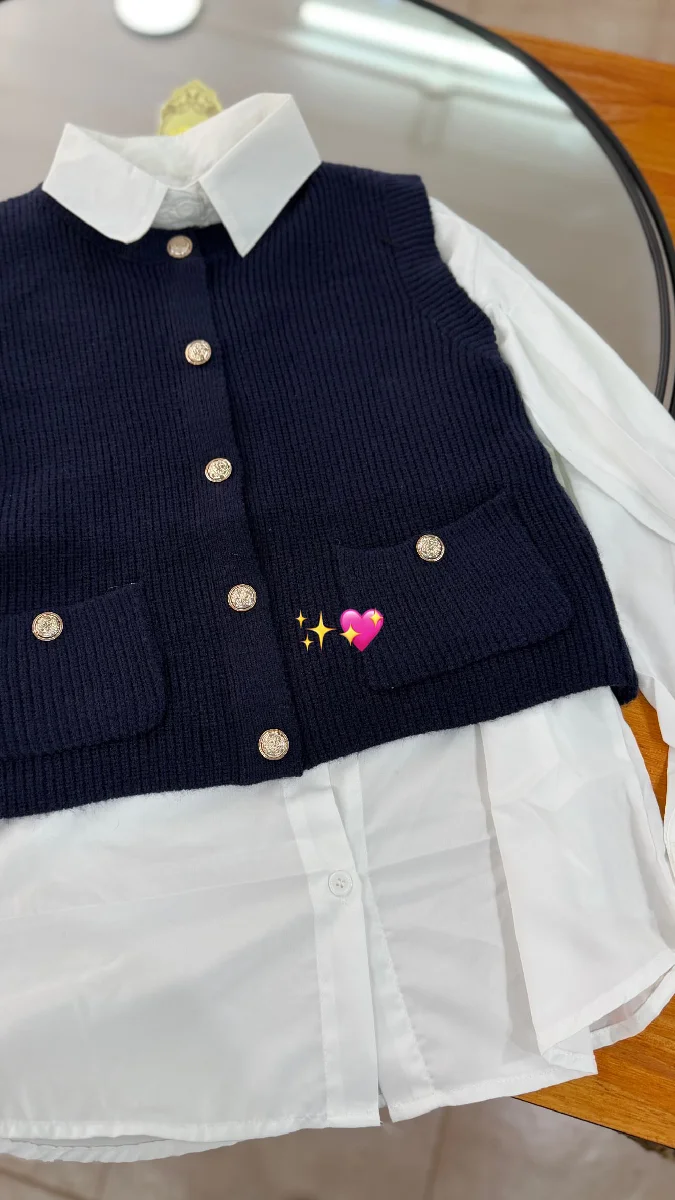 Chaleco y camisa