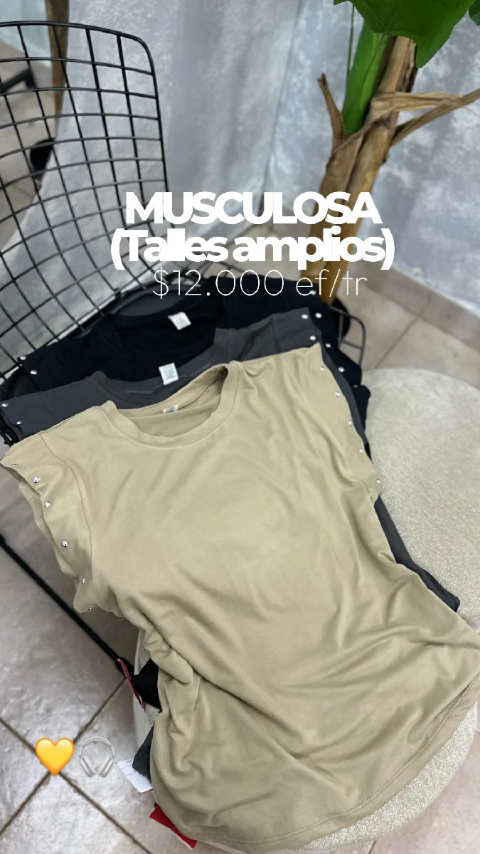 Musculosa (talles amplios) 