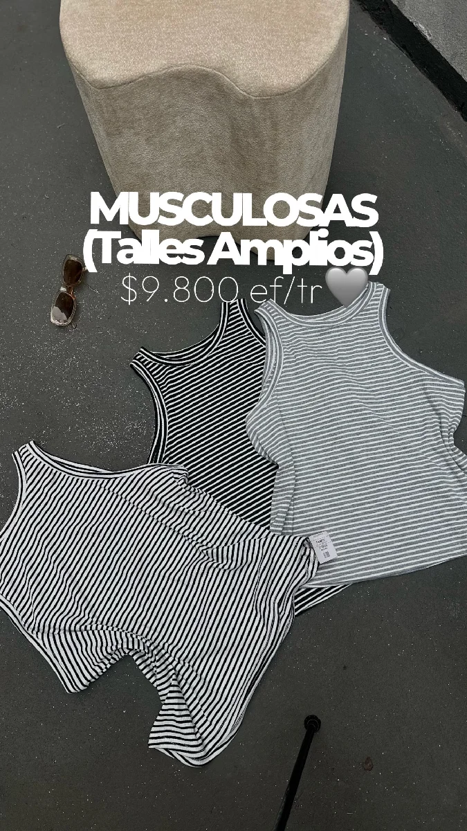 Musculosa talle especial