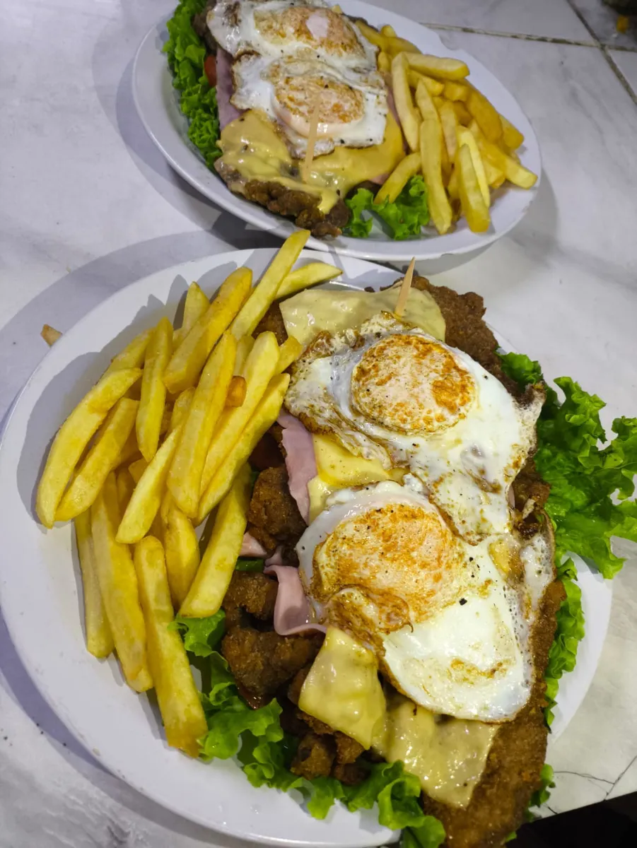 Mila al plato con papas