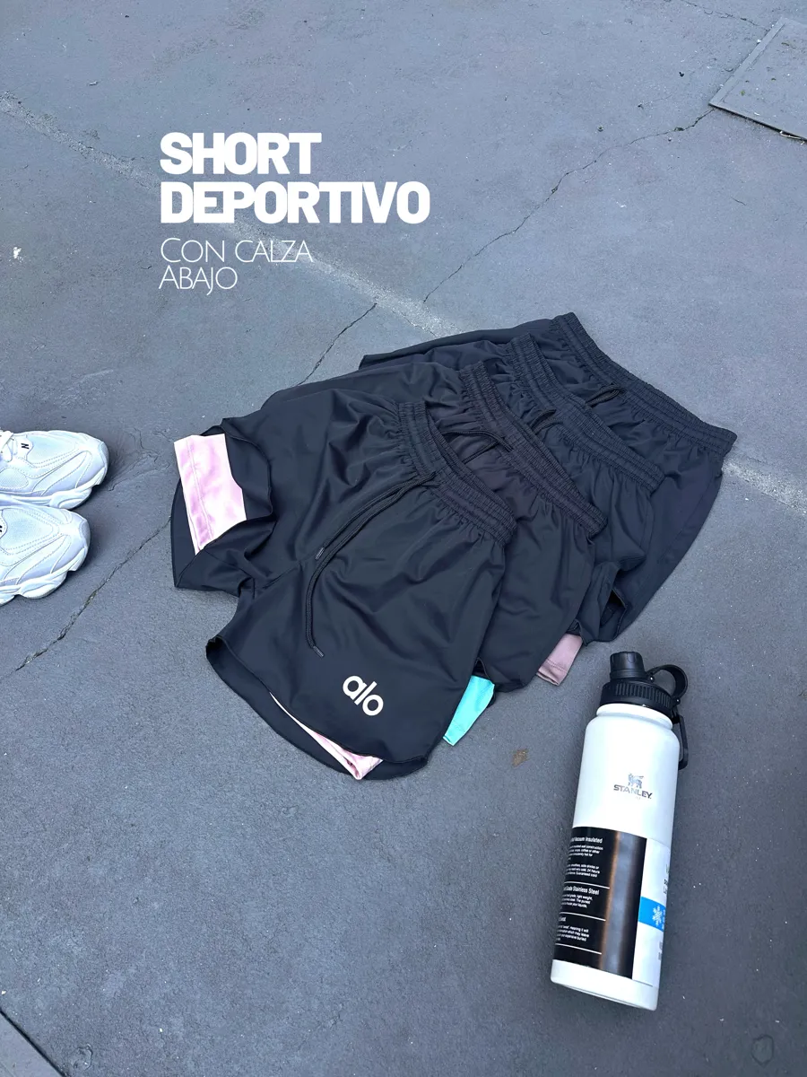 SHORT DEPORTIVO CON CALZA
