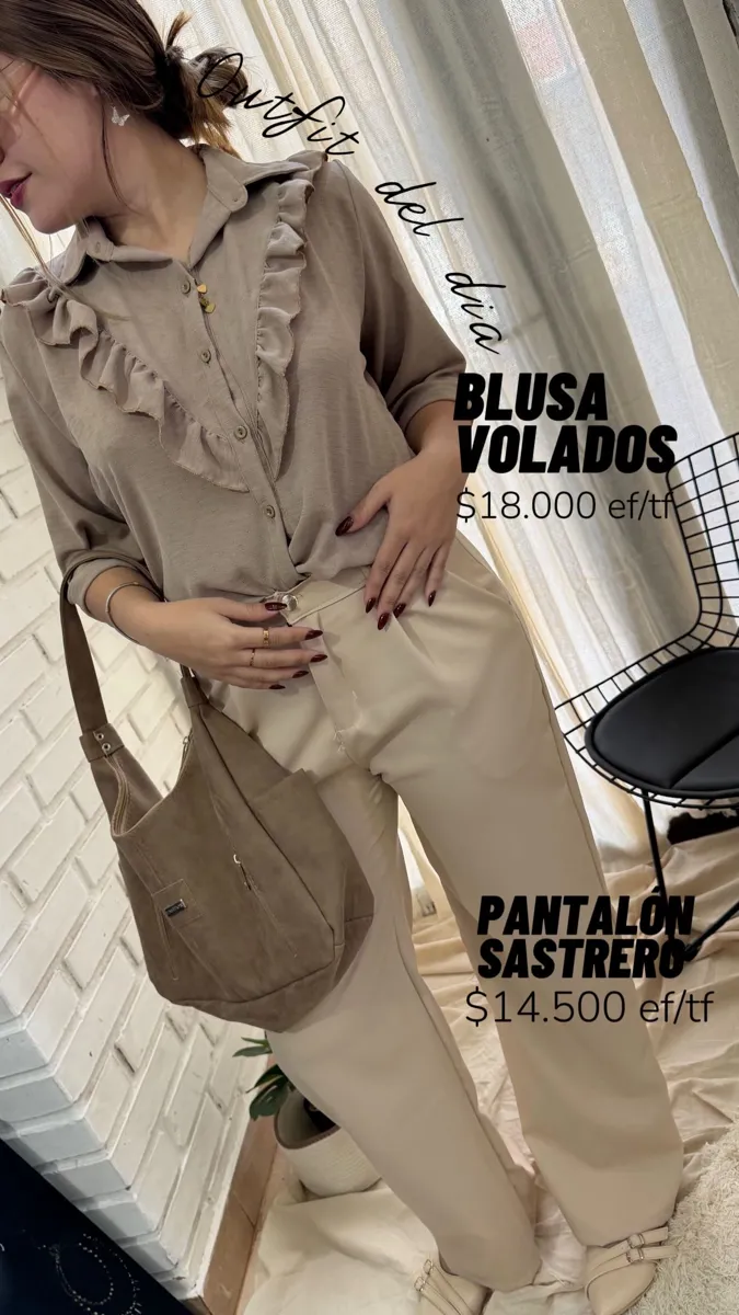 Blusa volados 