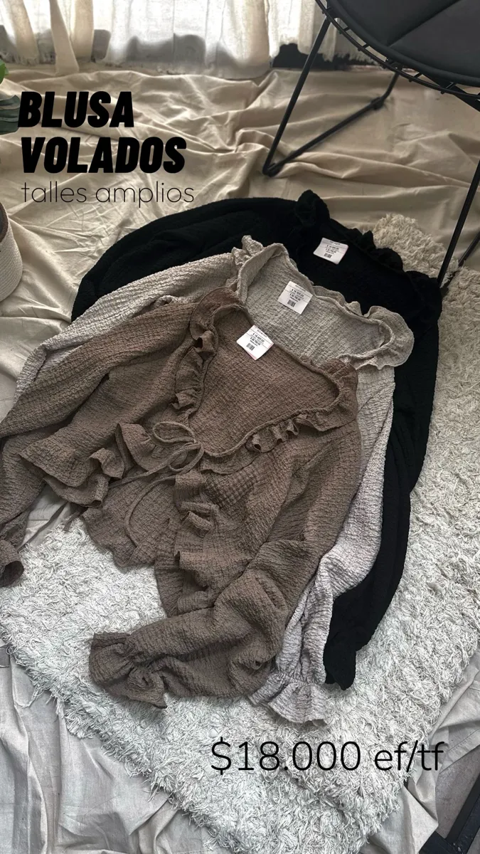 Blusa volados 