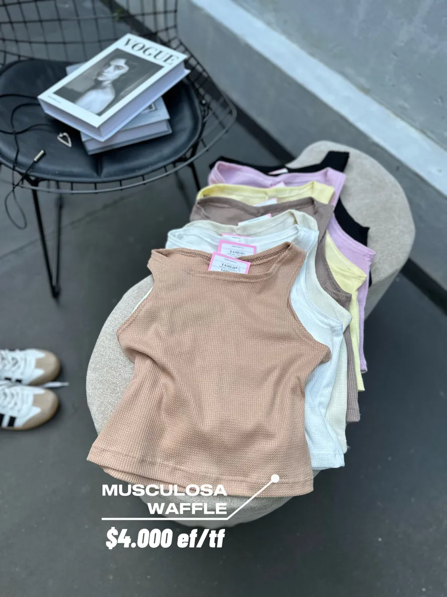 Musculosa waffle 