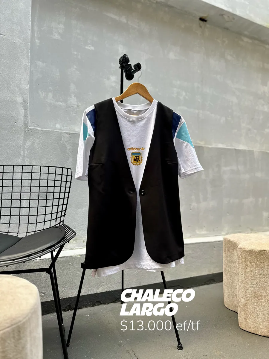 Chaleco largo sastrero 