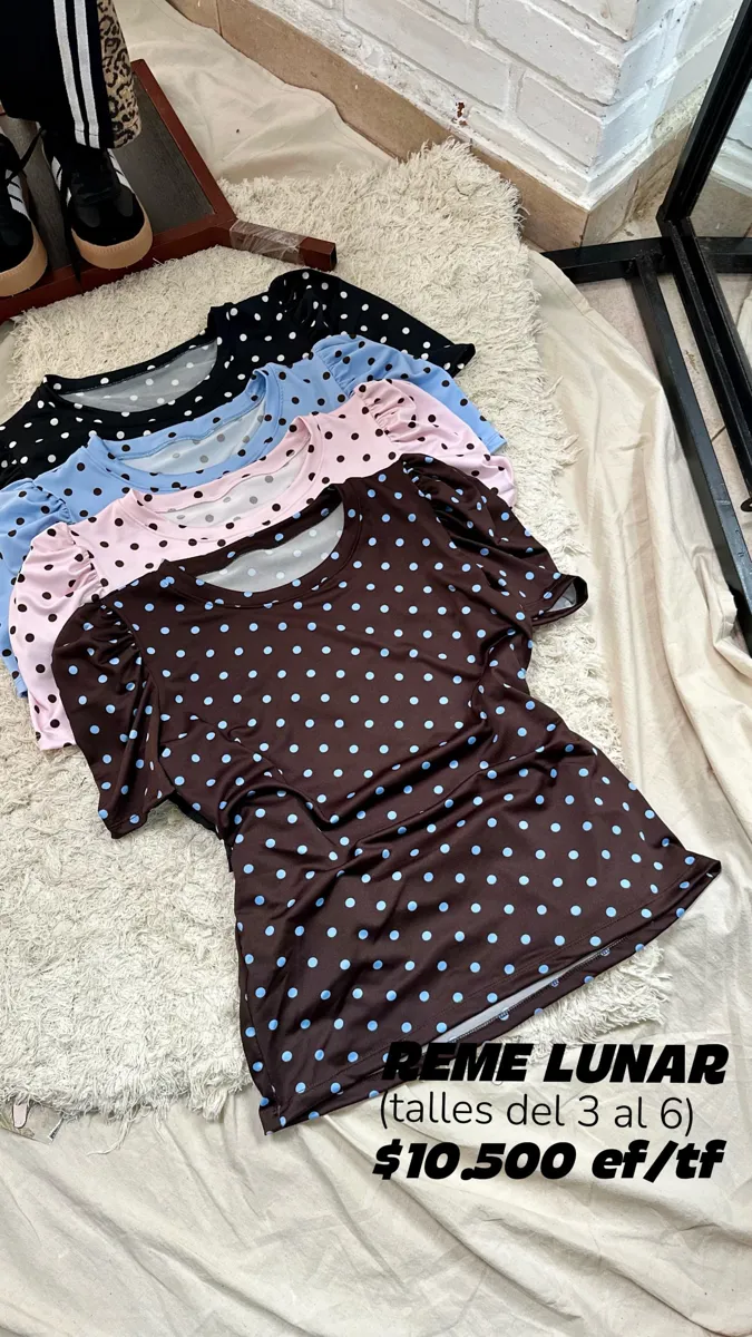 Reme lunares (talle amplio)