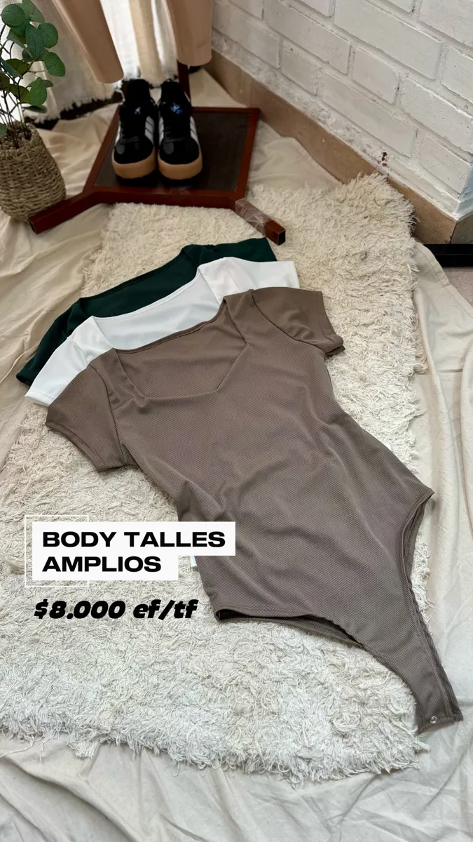 Body liso (talle amplio)