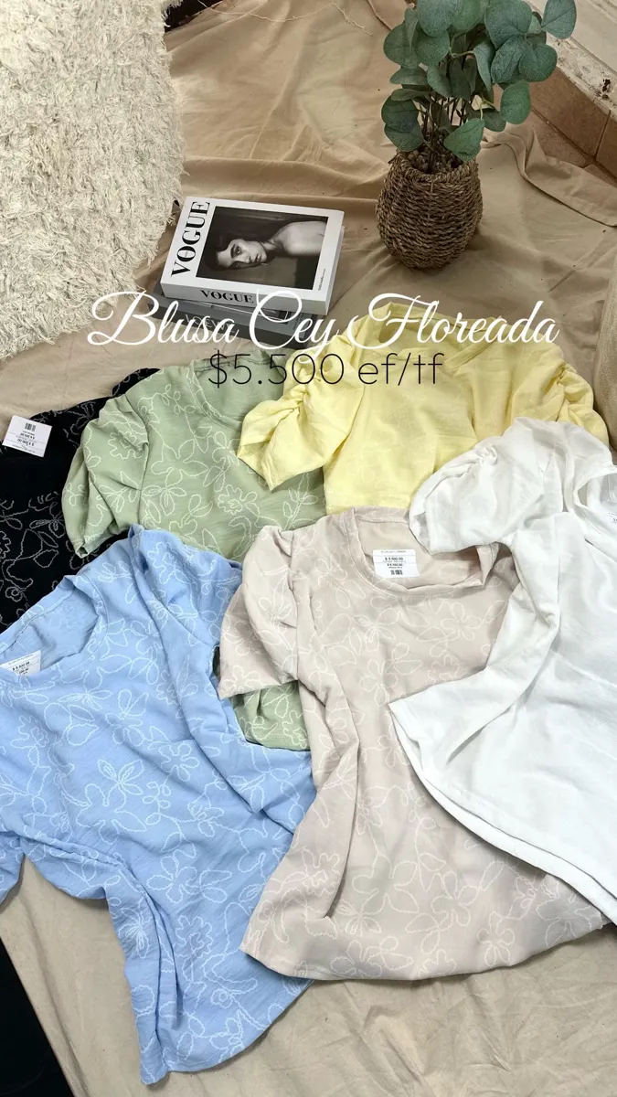 Blusa Cey floreada 