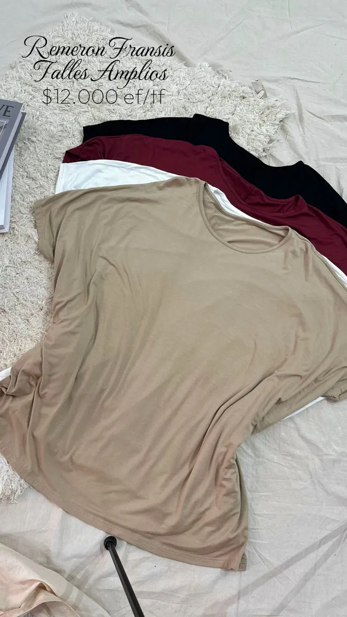 Remera modal (talle amplio)